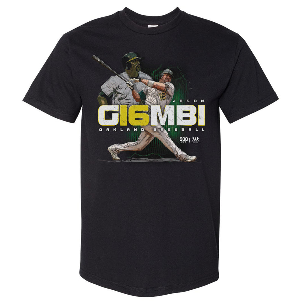 Jason Giambi Oakland Player Number WHT