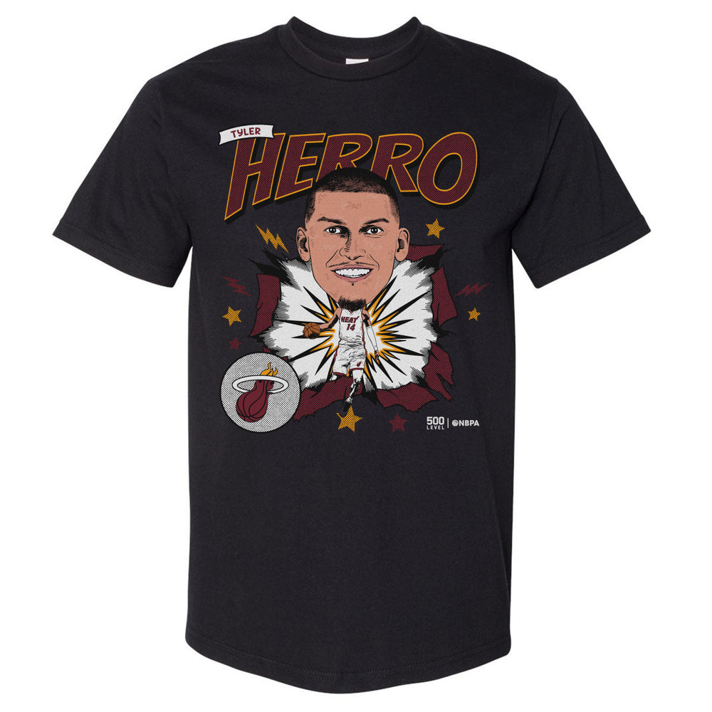 Tyler Herro Miami Heat Caricature WHT (ONLINE ORDER ONLY)