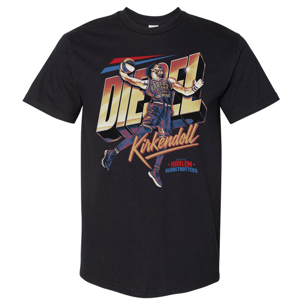 Diesel Kirkendoll Harlem Globetrotters Nickname WHT (ONLINE ONLY)