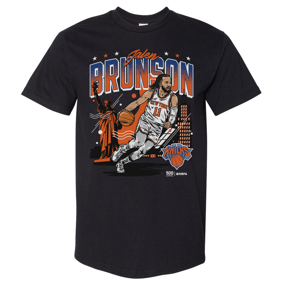 Jalen Brunson New York Knicks Skyline WHT (ONLINE ORDER ONLY)