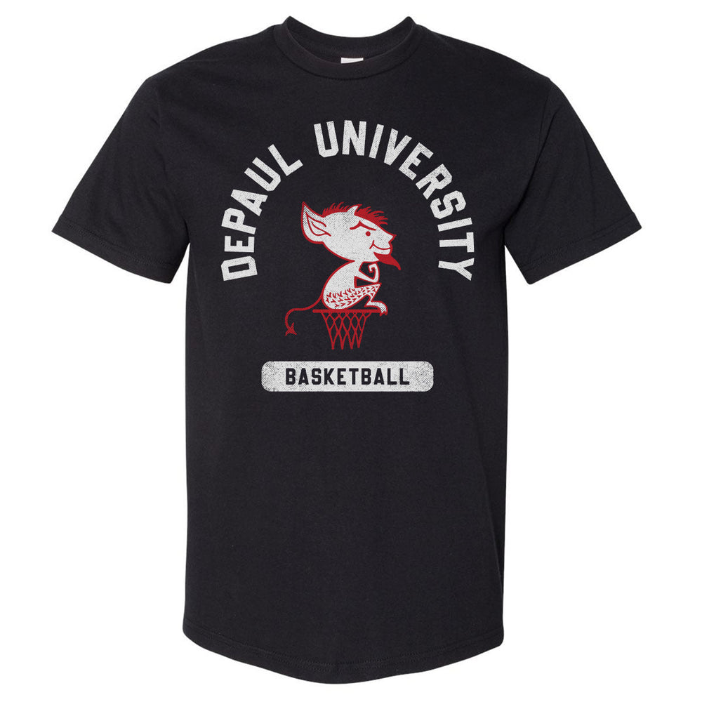 DePaul Blue Demons Mascot Basketball WHT (ONLINE ORDER ONLY)