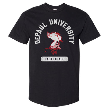 DePaul Blue Demons Mascot Basketball WHT