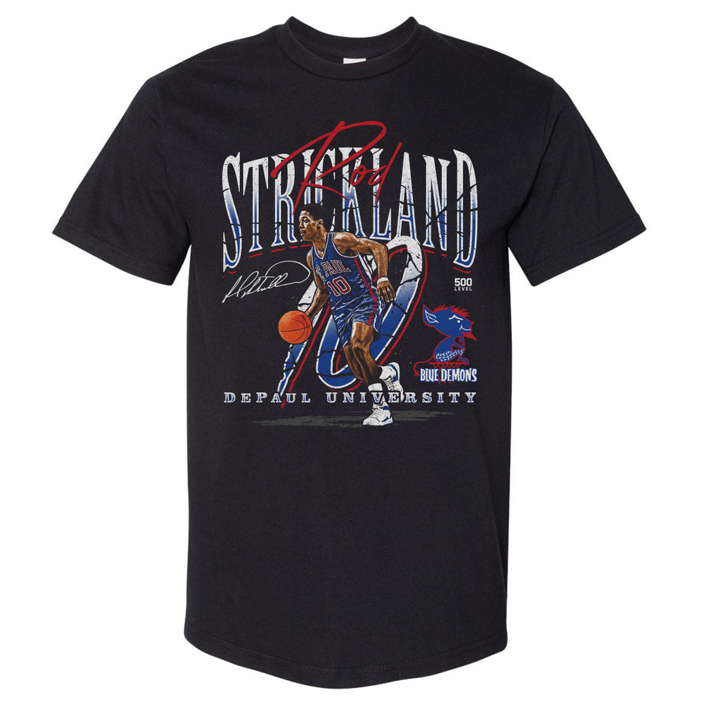 Rod Strickland DePaul Blue Demons Throwback WHT