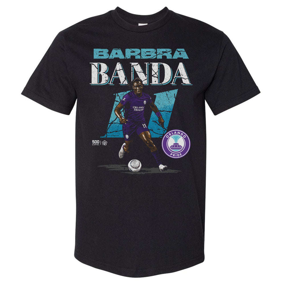 Barbra Banda Orlando Pride Cracked Number WHT (ONLINE ORDER ONLY)