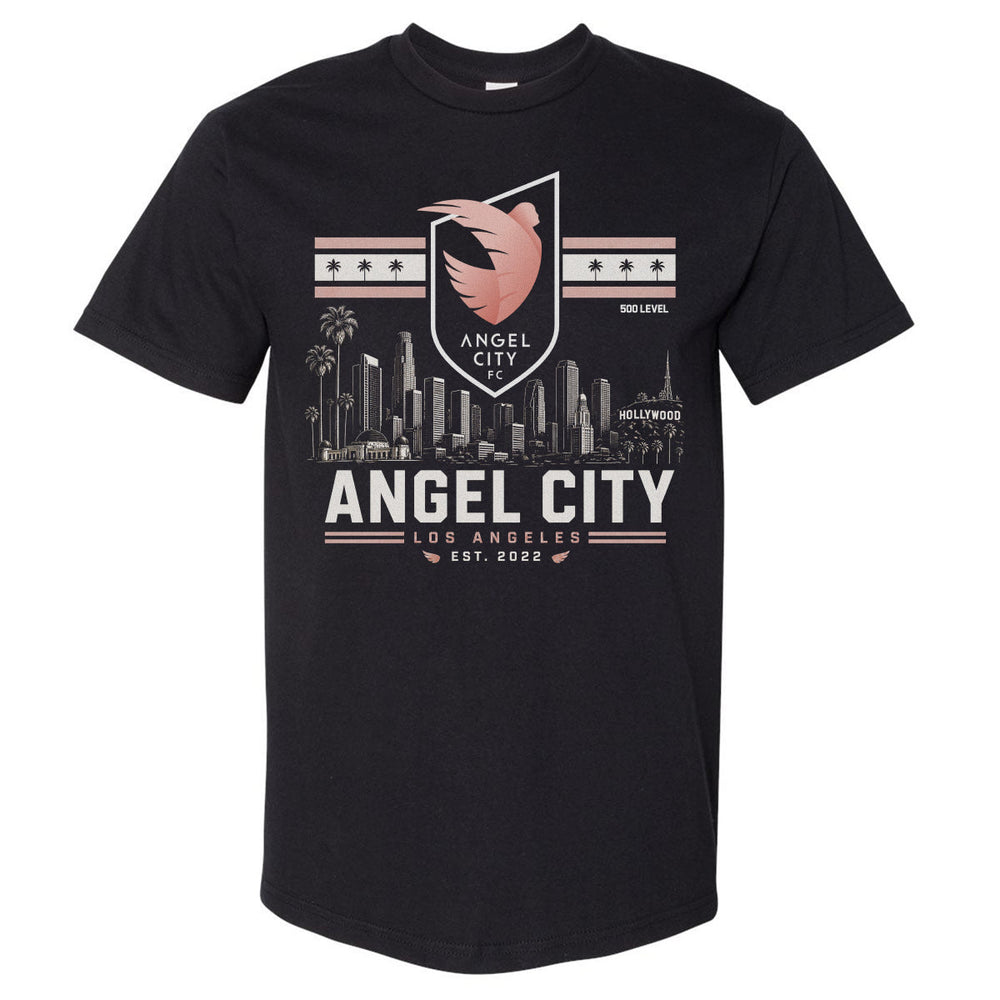 Angel City FC Skyline Logo WHT