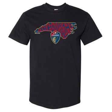 North Carolina Courage Groovy Team State WHT (ONLINE ORDER ONLY)