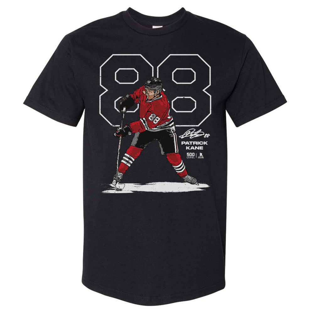 Patrick Kane Chicago Outline WHT (ONLINE ORDER ONLY)