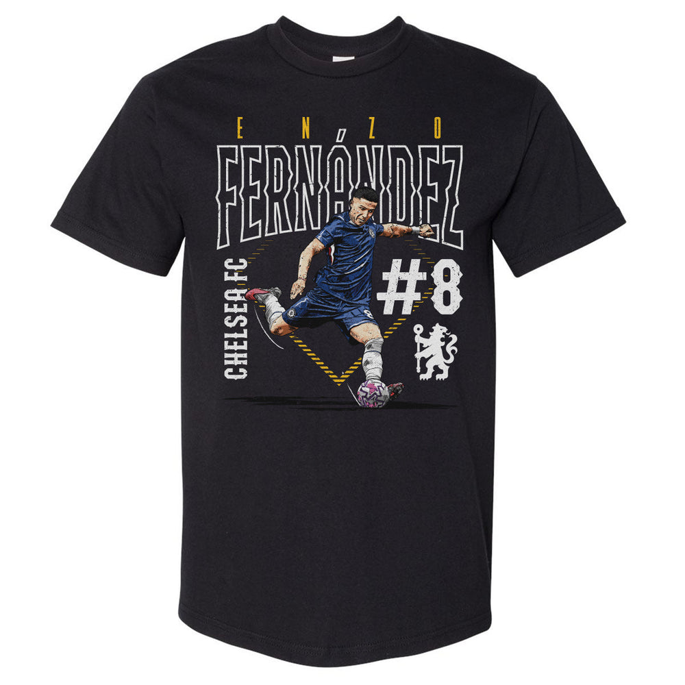 Enzo Fernandez Chelsea FC Outline Number WHT (ONLINE ORDER ONLY)