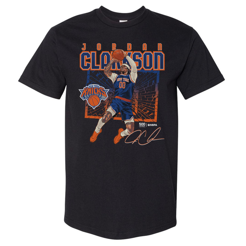 Jordan Clarkson New York Knicks Shattered WHT (ONLINE ORDER ONLY)
