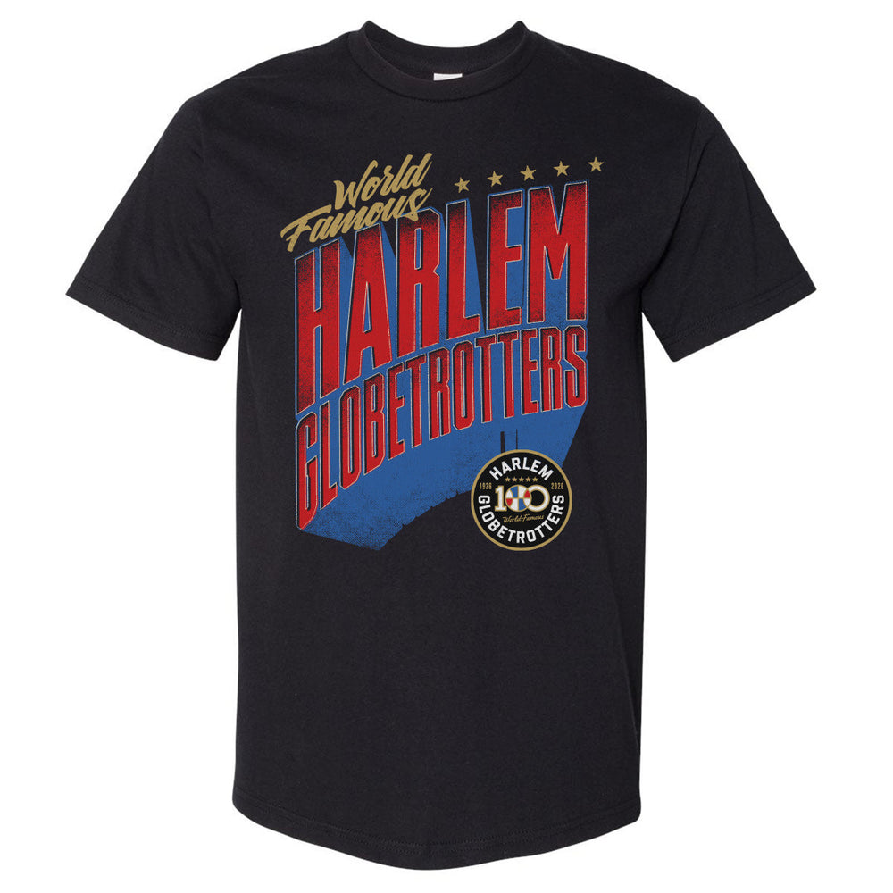 Harlem Globetrotters 100 Years World Famous WHT (ONLINE ORDER ONLY)