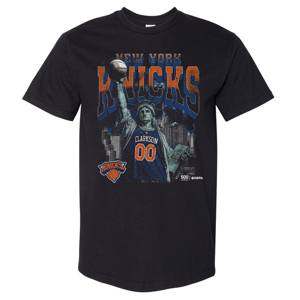 Jordan Clarkson New York Knicks Statue Of Liberty WHT (ONLINE ORDER ONLY)