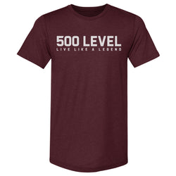 500 LEVEL Wordmark WHT