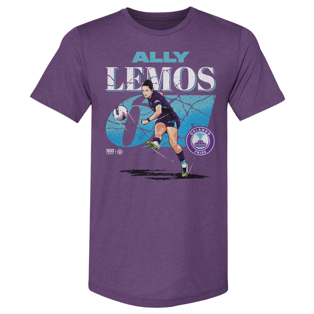 Ally Lemos Orlando Pride Cracked Number WHT (ONLINE ORDER ONLY)