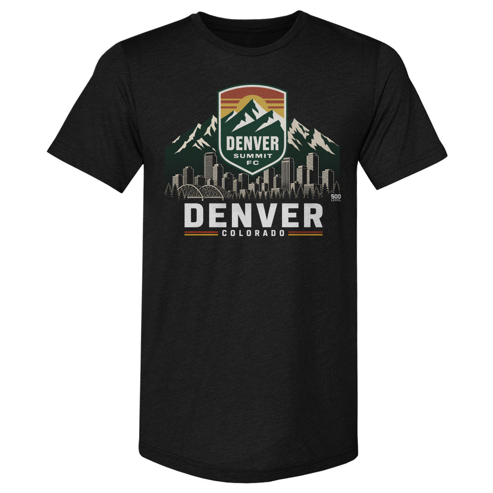 Denver Summit FC Skyline Logo WHT (ONLINE ORDER ONLY)