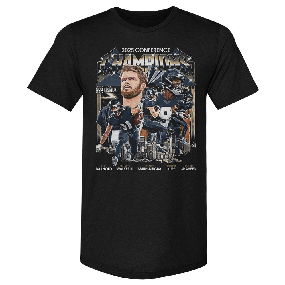 Seattle Football 2025 Conference Champions Vintage WHT (ONLINE ORDER ONLY)
