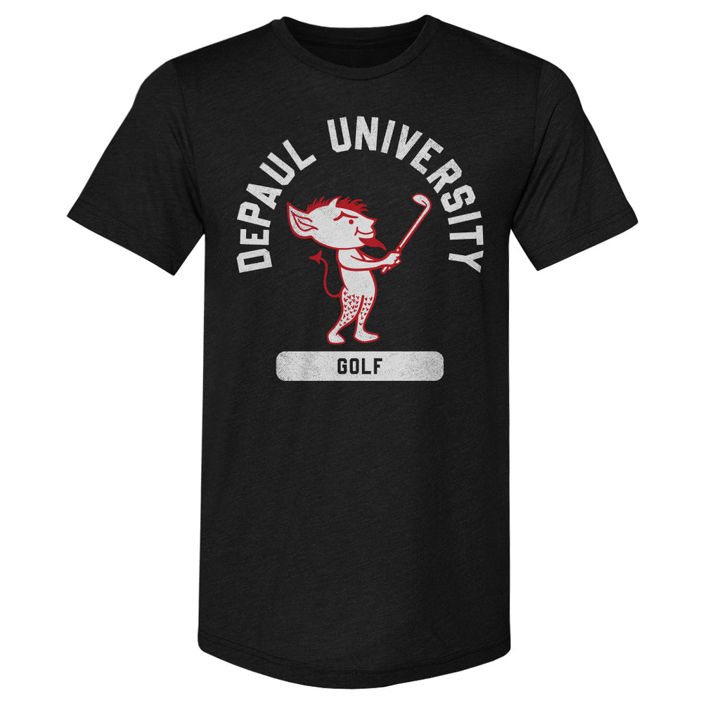 DePaul Blue Demons Mascot Golf WHT (ONLINE ORDER ONLY)