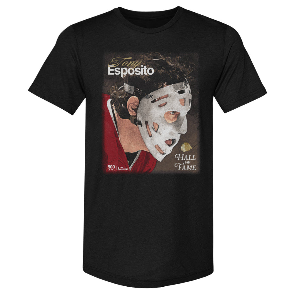 Tony Esposito Chicago Blackhawks H.O.F. Mask WHT (ONLINE ORDER ONLY)