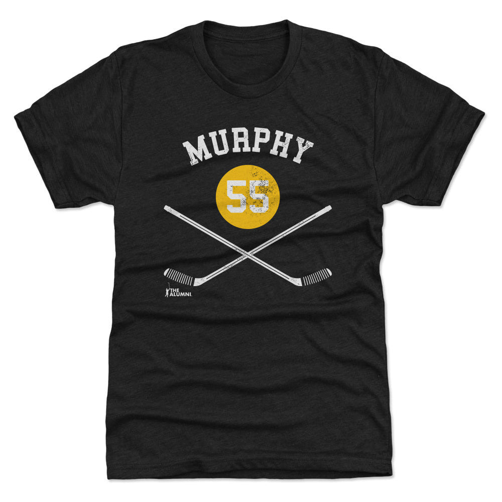 Larry Murphy Pittsburgh 55 Sticks WHT