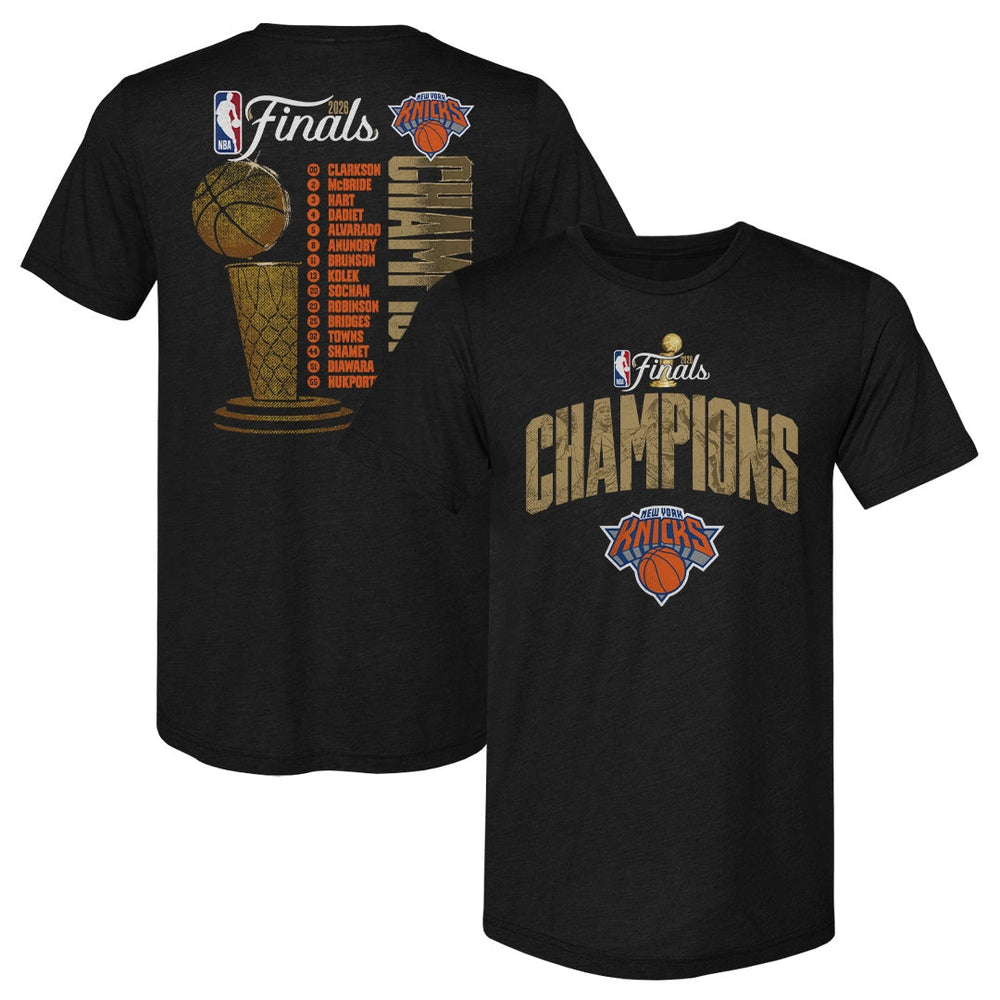 New York Knicks NBA Finals 2026 Champions Roster F&B WHT (ONLINE ORDER ONLY)