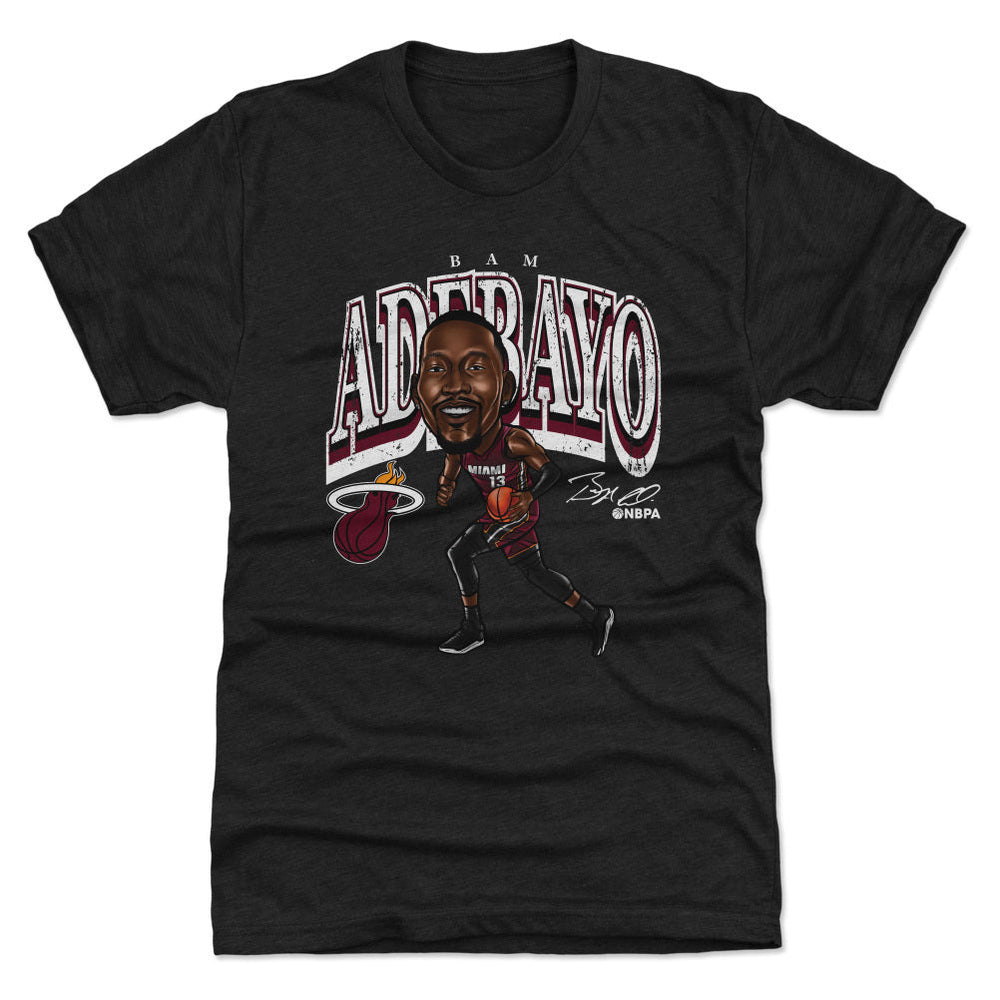 Bam Adebayo Miami Heat Cartoon WHT (ONLINE ORDER ONLY)