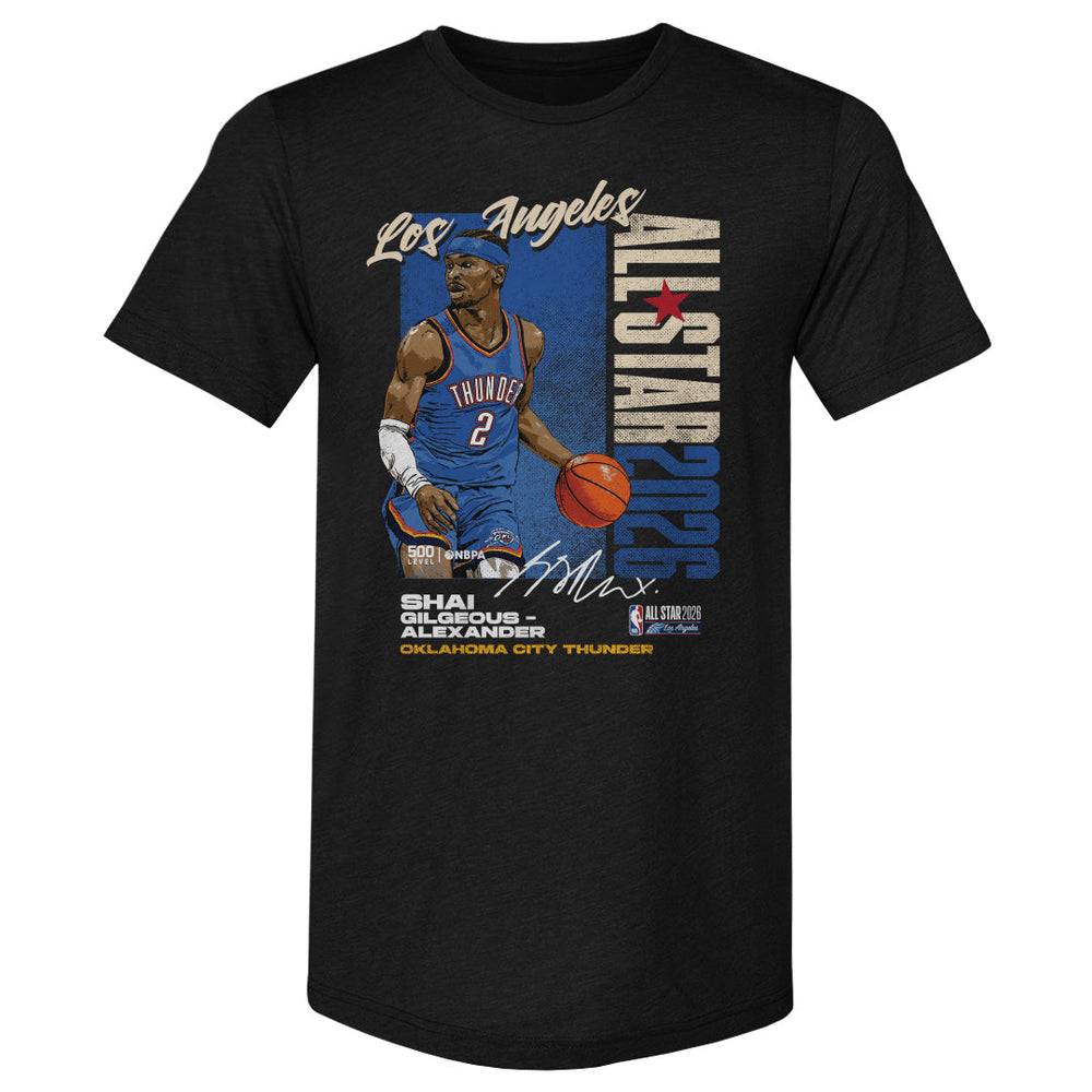 Shai Gilgeous-Alexander Oklahoma City Thunder 2026 NBA All-Star Vertical WHT (ONLINE ORDER ONLY)