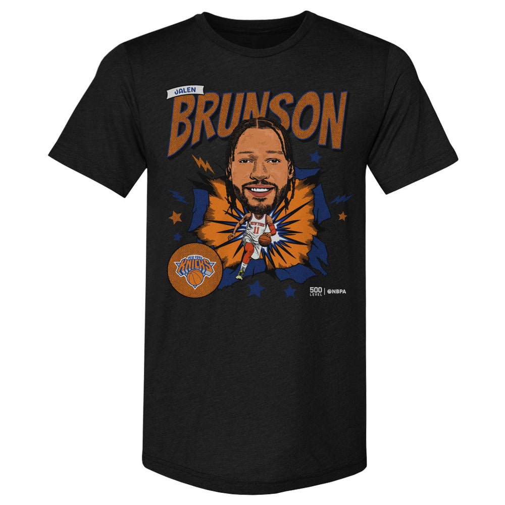 Jalen Brunson New York Knicks Caricature Retro WHT (ONLINE ORDER ONLY)