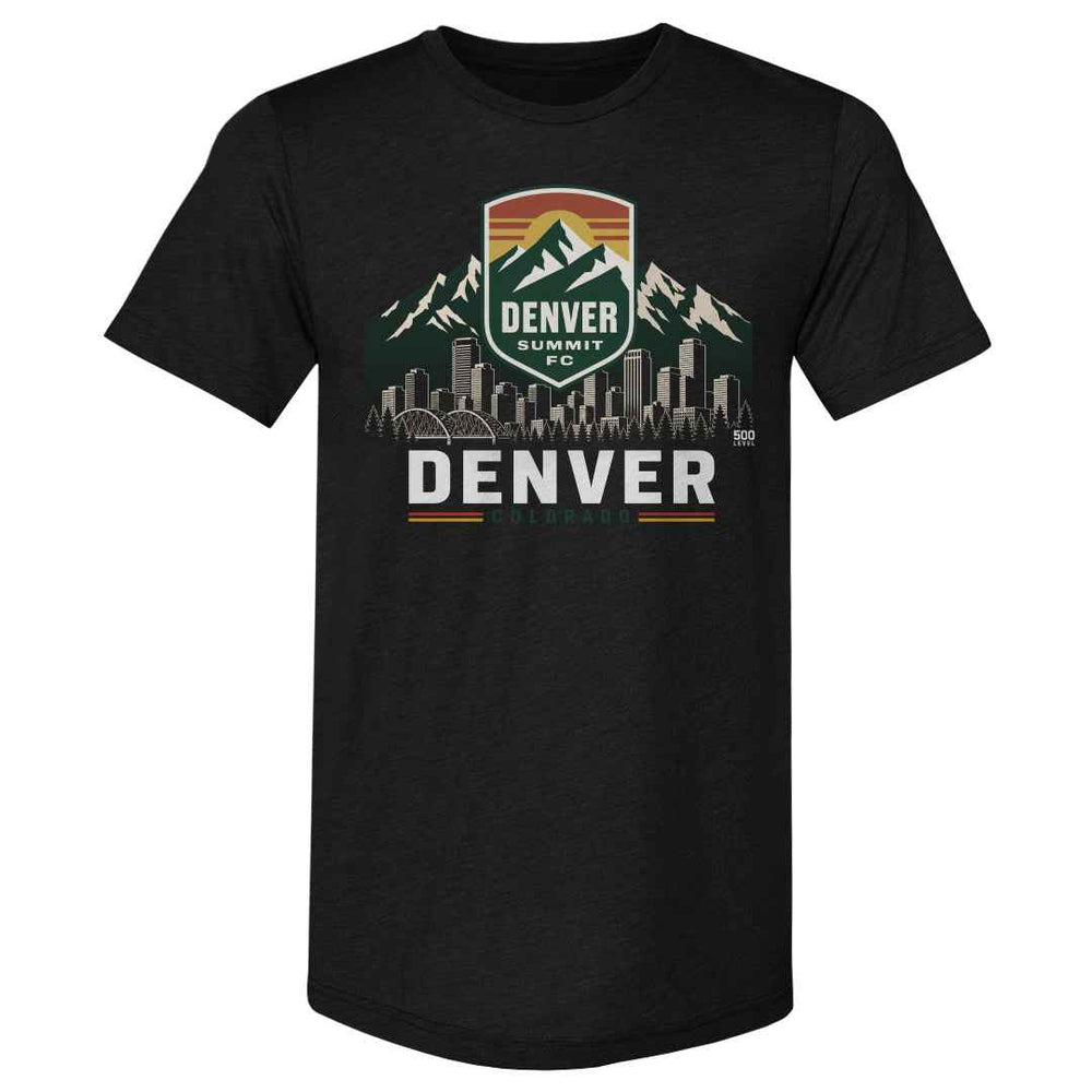 Denver Summit FC Skyline Logo WHT