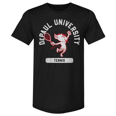 DePaul Blue Demons Mascot Tennis WHT