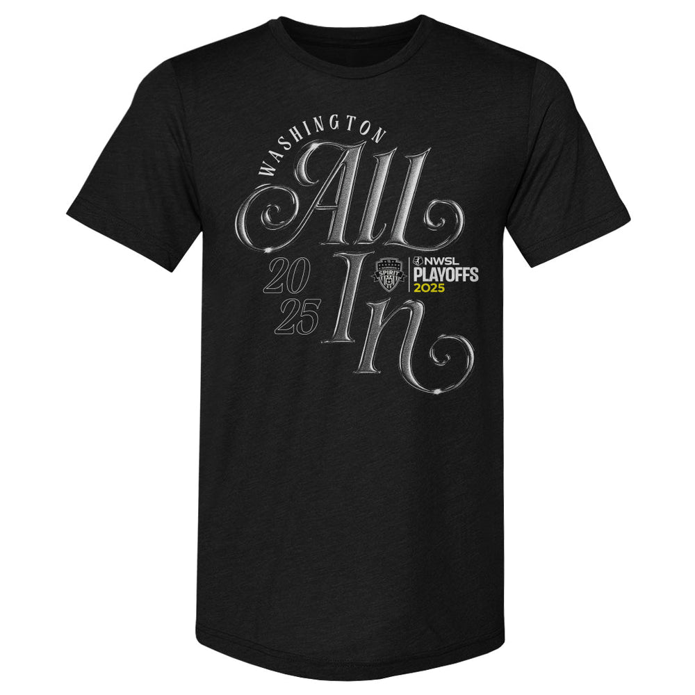 Washington Spirit NWSL Playoff All In 2025 WHT (ONLINE ORDER ONLY)