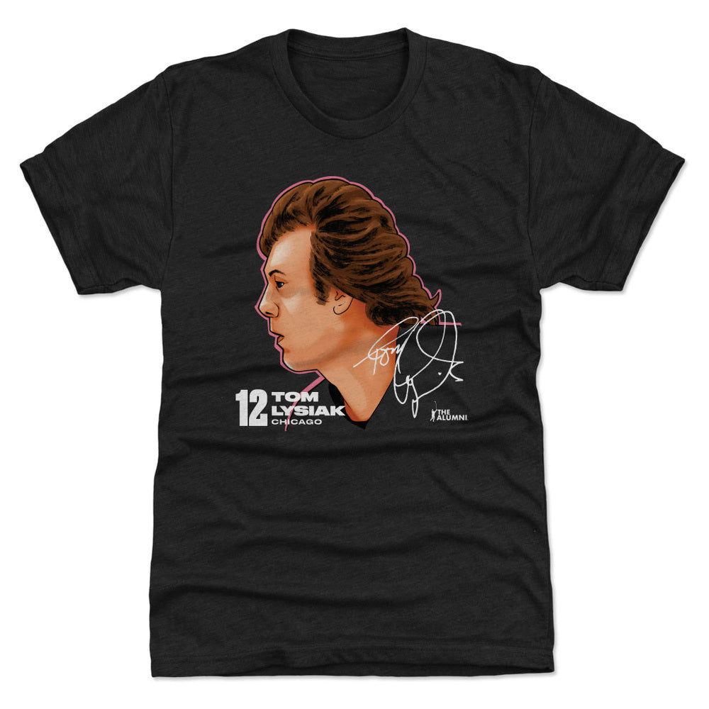 Tom Lysiak Chicago Profile WHT (ONLINE ORDER ONLY)