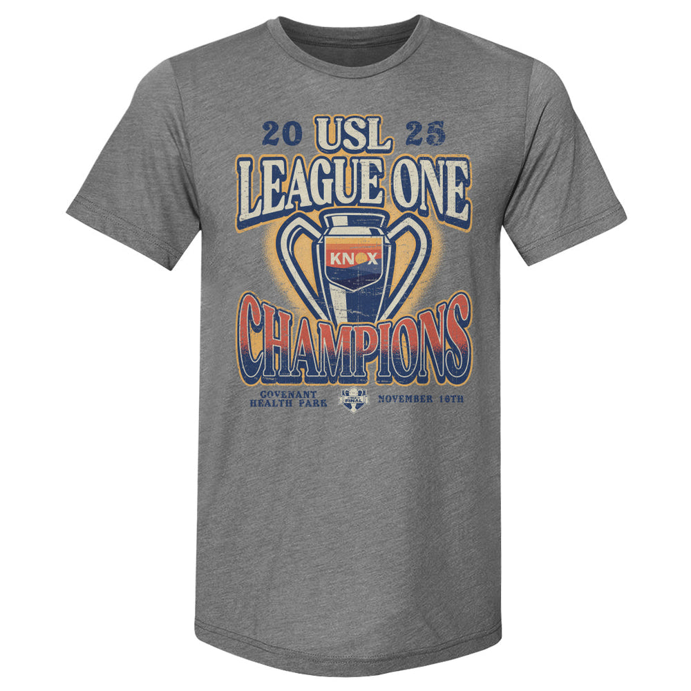 One Knoxville SC 2025 USL League One Final Champions Trophy WHT (ONLINE ORDER ONLY)