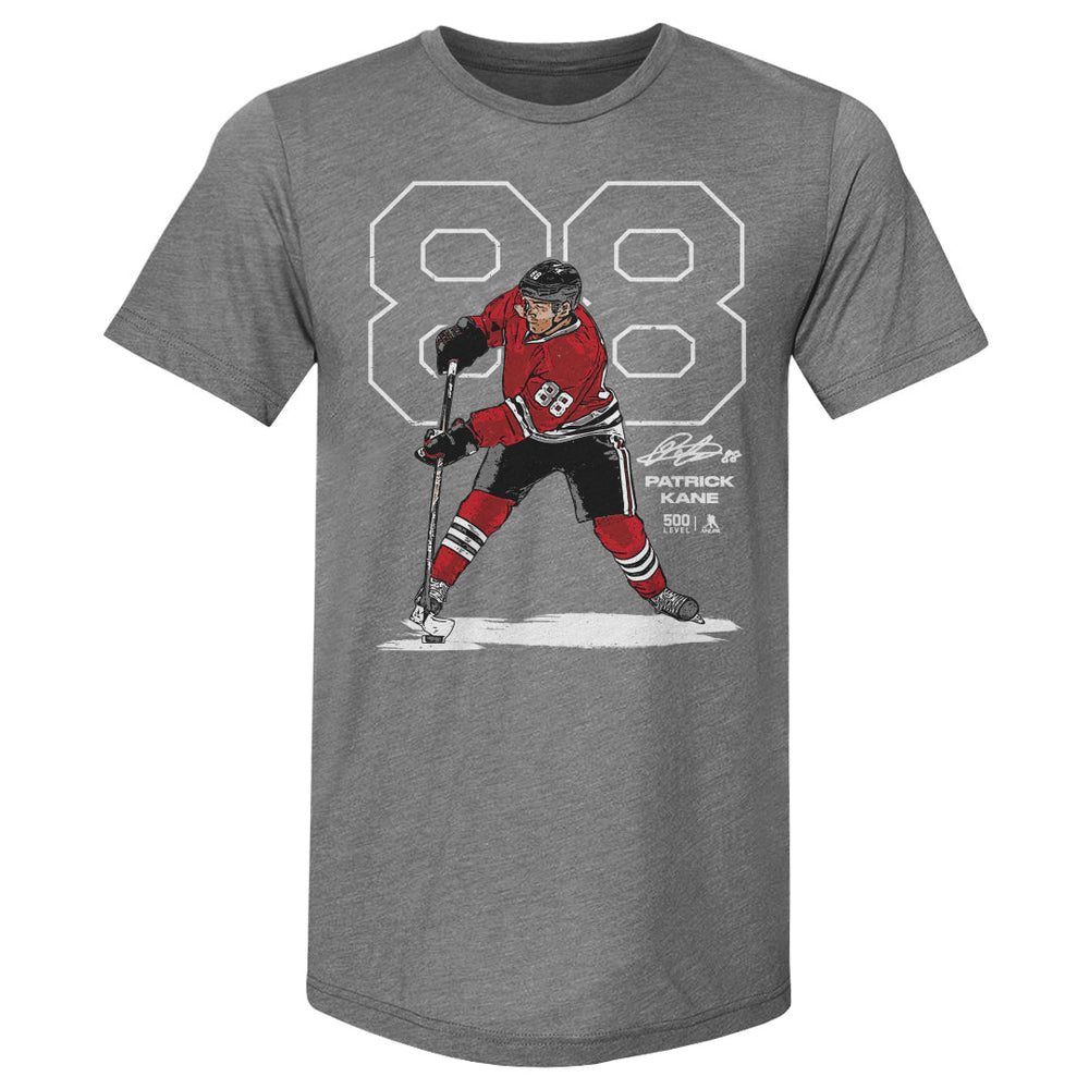 Patrick Kane Chicago Outline WHT (ONLINE ORDER ONLY)