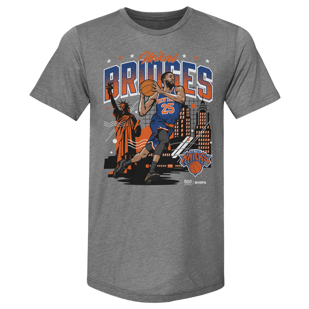 Mikal Bridges New York Knicks Skyline WHT (ONLINE ORDER ONLY)