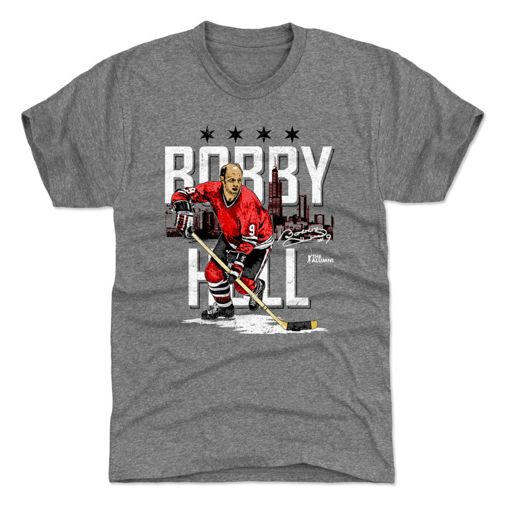 Bobby Hull Chicago Skyline WHT (ONLINE ORDER ONLY)