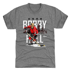 Bobby Hull Chicago Skyline WHT (ONLINE ORDER ONLY)
