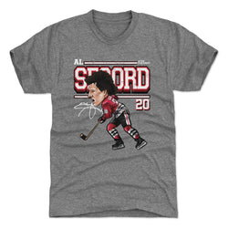 Al Secord Chicago Cartoon WHT (ONLINE ORDER ONLY)