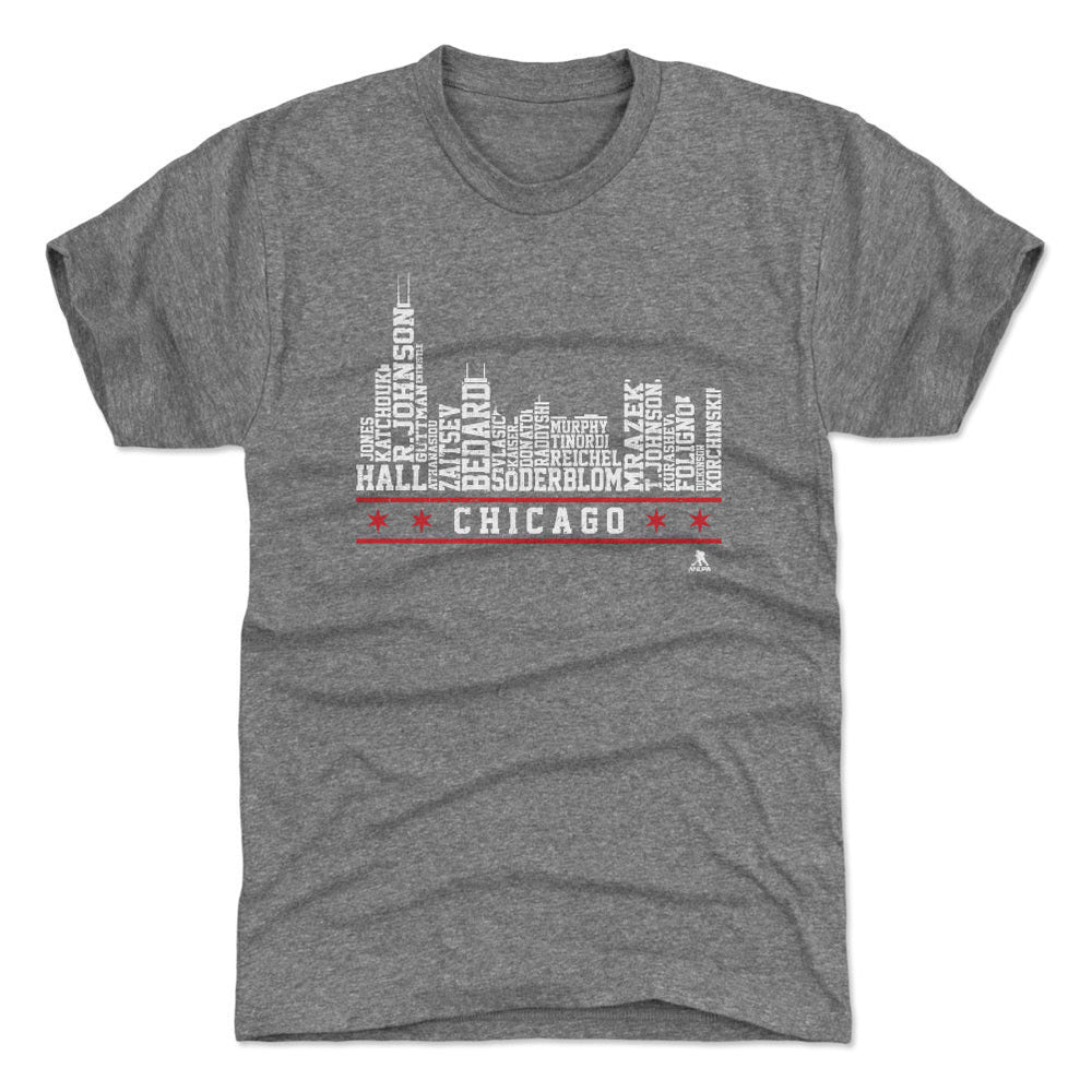 Chicago Hockey Roster Skyline 23 WHT (ONLINE ORDER ONLY)