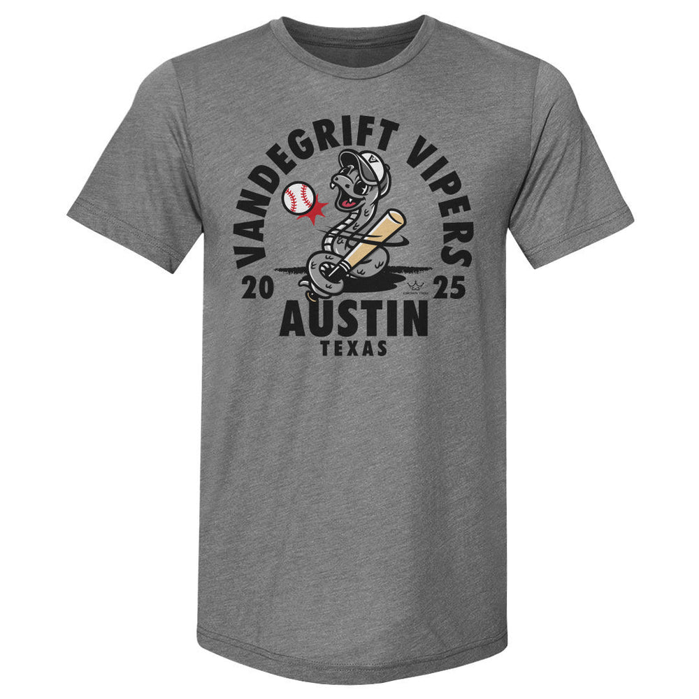Crown Trio Vandegrift High School Baseball Mascot Snake WHT (ONLINE ORDER ONLY)