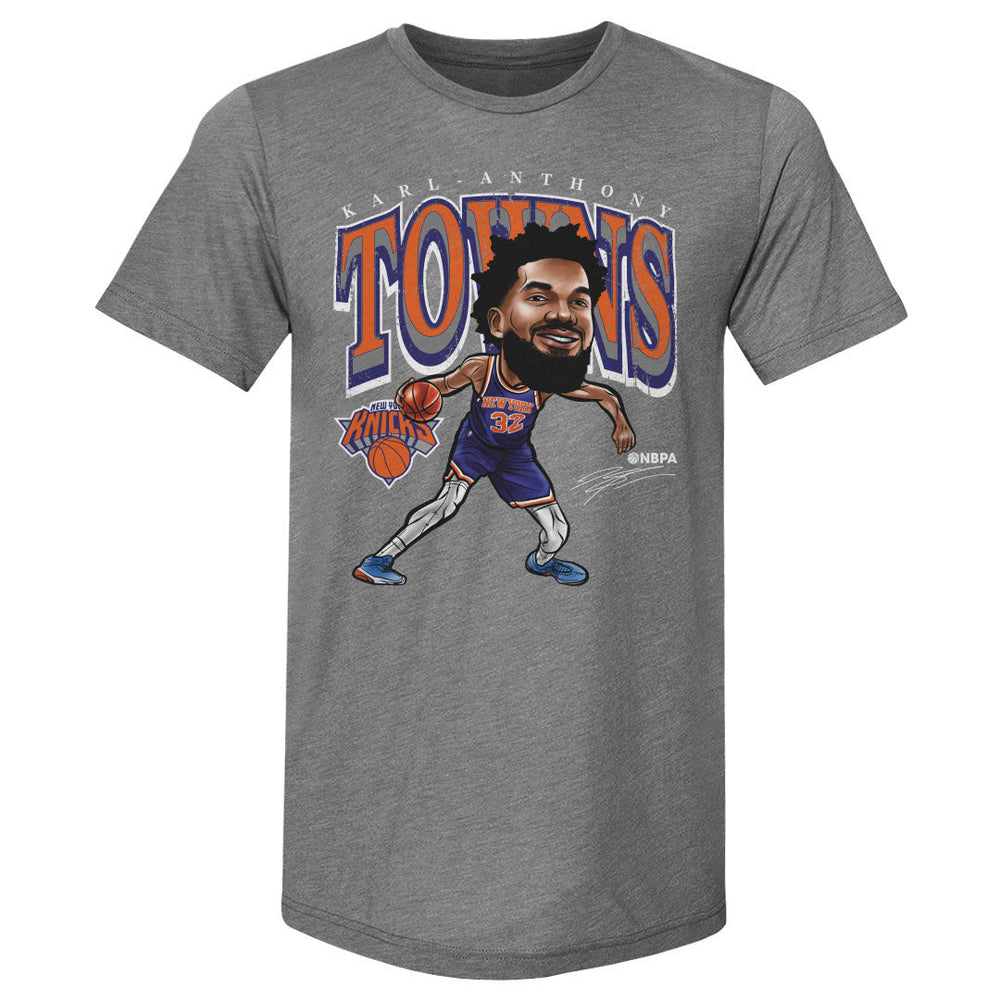 Karl-Anthony Towns New York Knicks Cartoon WHT (ONLINE ORDER ONLY)