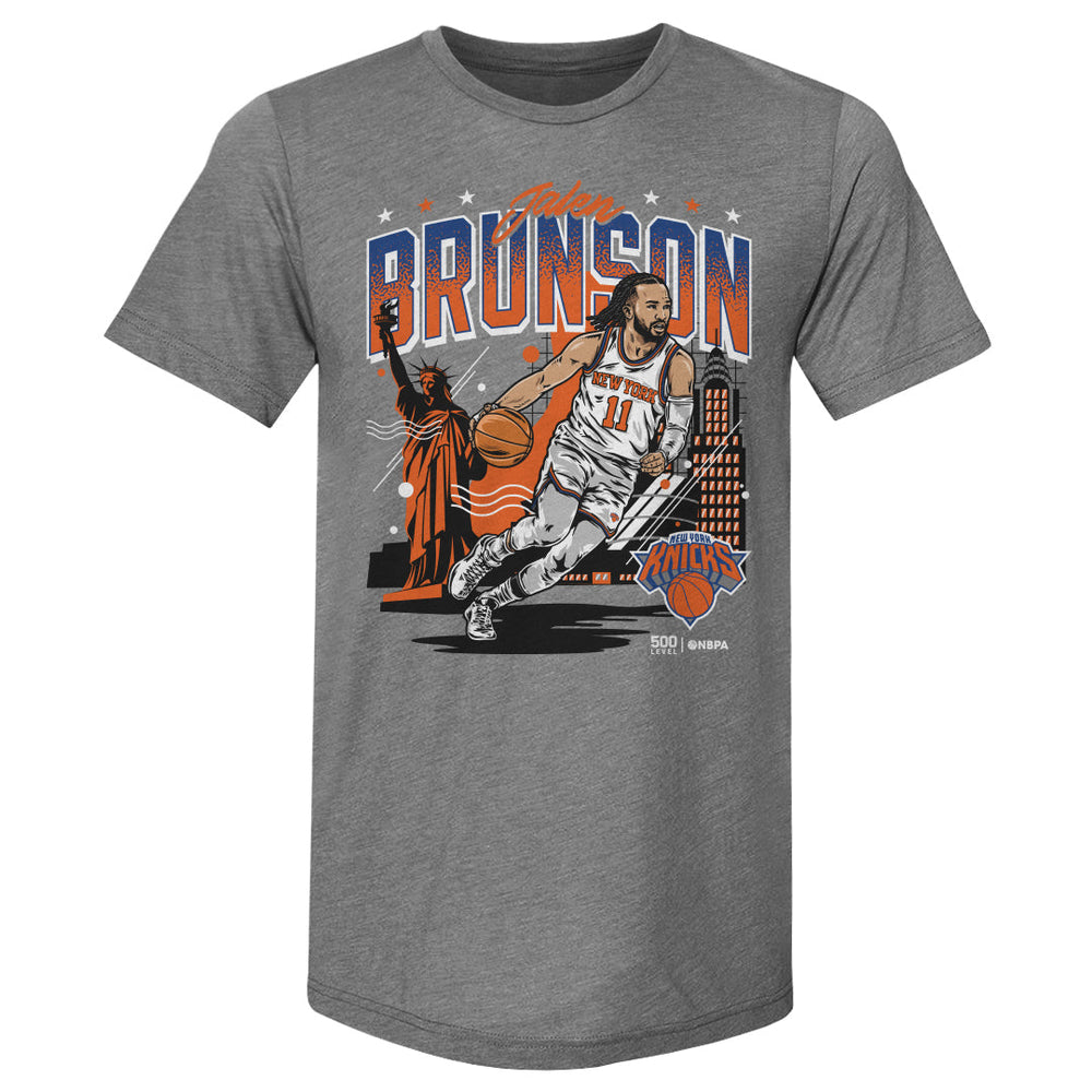 Jalen Brunson New York Knicks Skyline WHT (ONLINE ORDER ONLY)