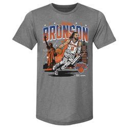 Jalen Brunson New York Knicks Skyline WHT (ONLINE ORDER ONLY)