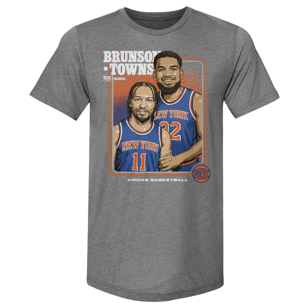 Jalen Brunson & Karl-Anthony Towns New York Knicks Step Brothers WHT (ONLINE ORDER ONLY)