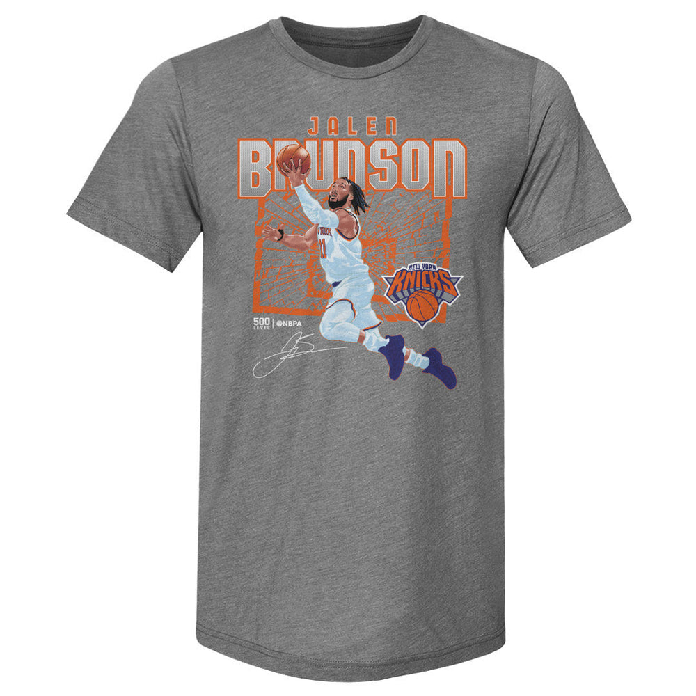 Jalen Brunson New York Knicks Shattered WHT (ONLINE ORDER ONLY)