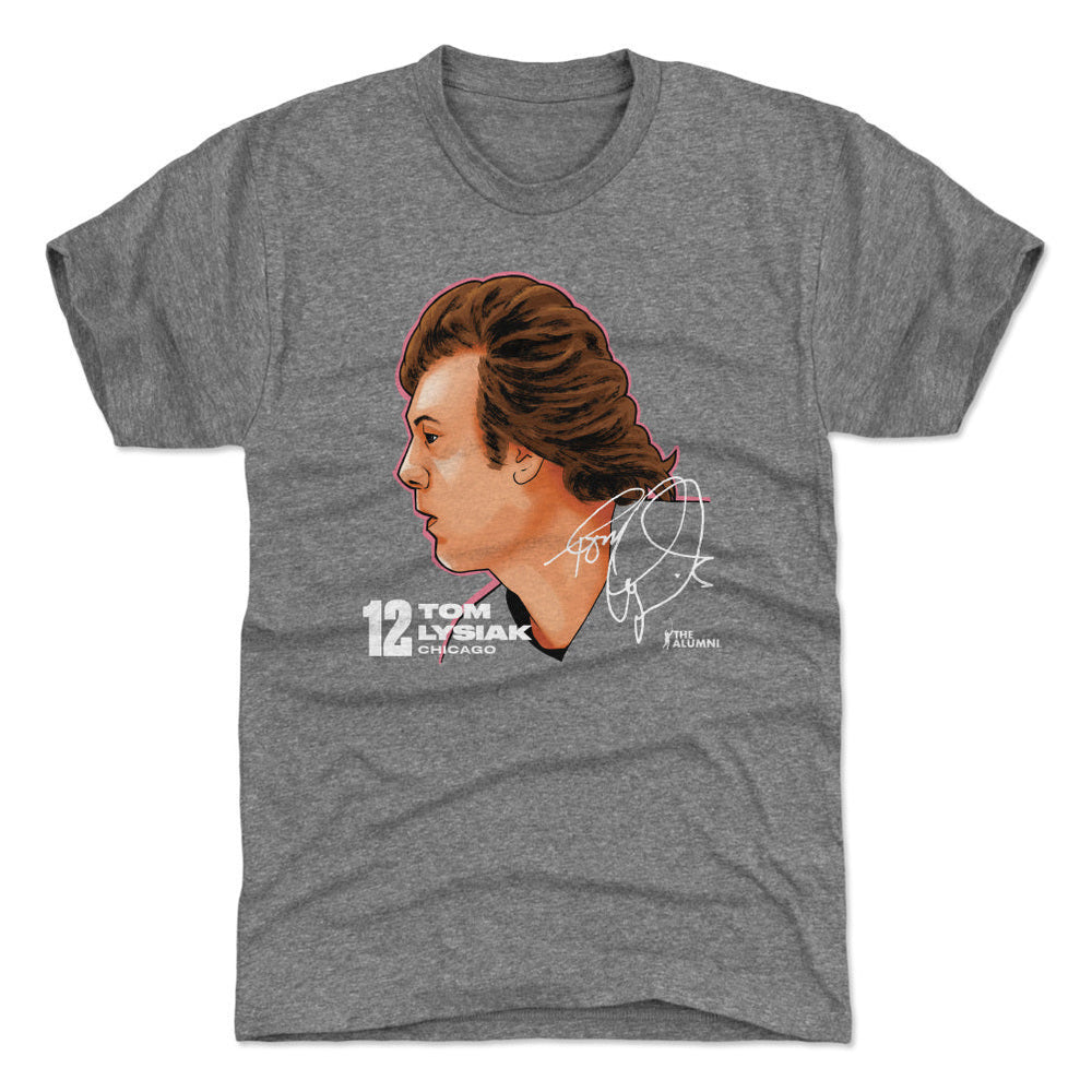 Tom Lysiak Chicago Profile WHT (ONLINE ORDER ONLY)