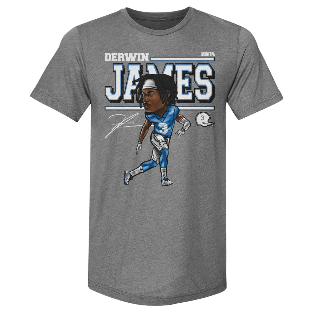 Derwin James Los Angeles C Cartoon WHT (ONLINE ORDER ONLY)