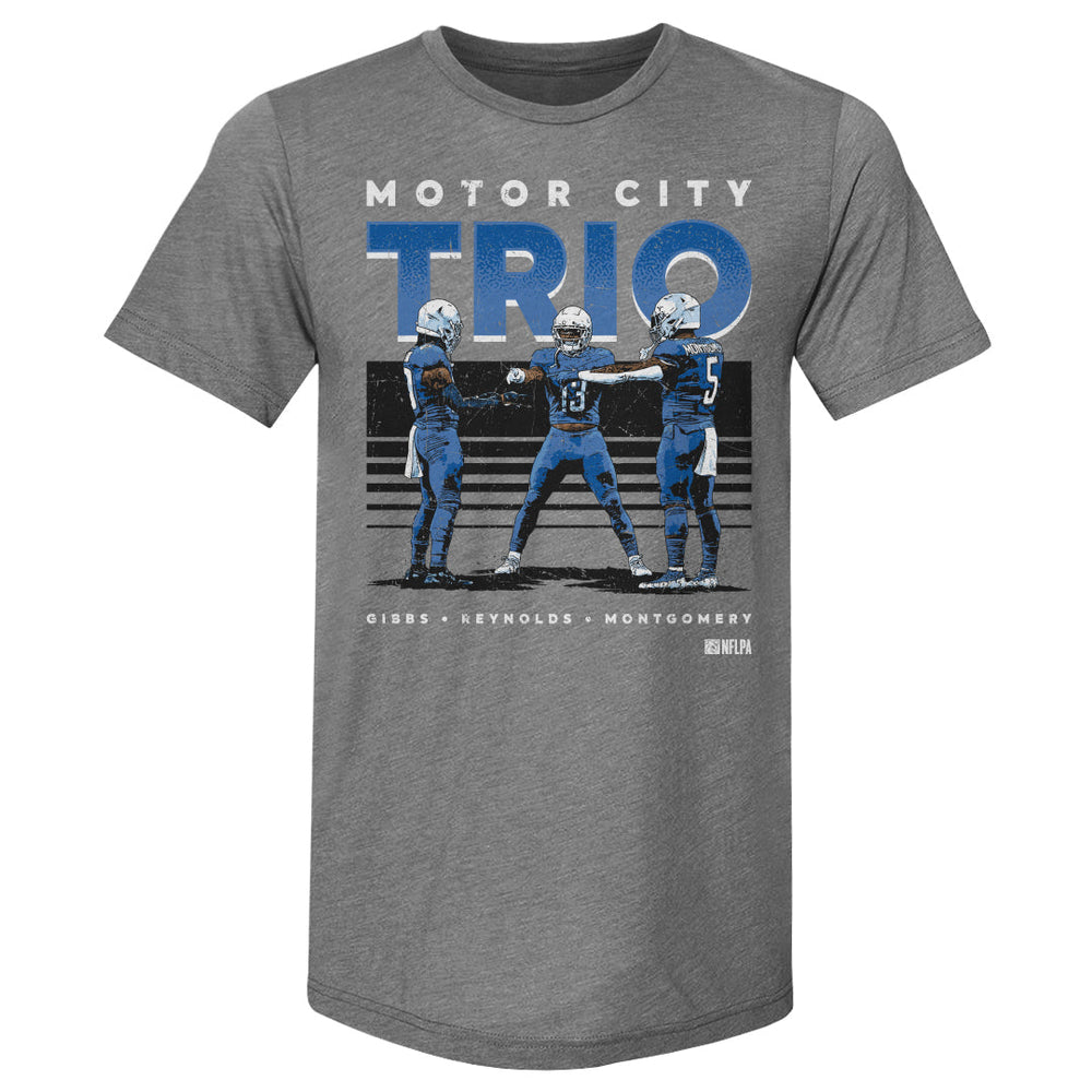 Jahmyr Gibbs Craig Reynolds & David Montgomery Detroit Trio WHT (ONLINE ORDER ONLY)