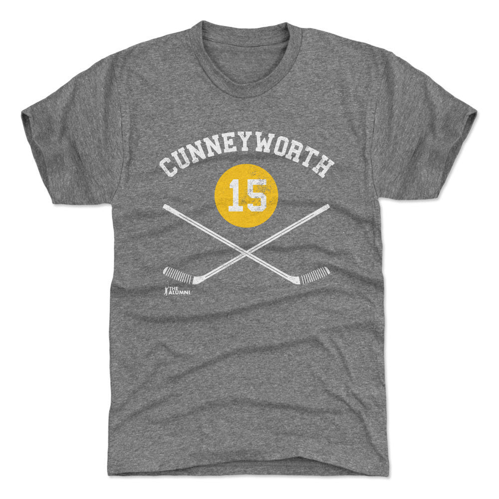 Randy Cunneyworth Pittsburgh 15 Sticks WHT