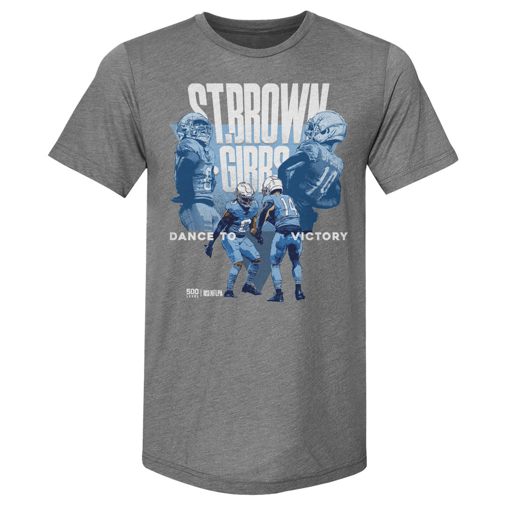 Jahmyr Gibbs & Amon Ra St. Brown Detroit Victory Dance WHT (ONLINE ORDER ONLY)