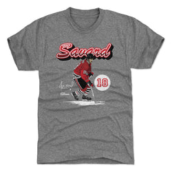 Denis Savard Chicago Retro Script WHT (ONLINE ORDER ONLY)