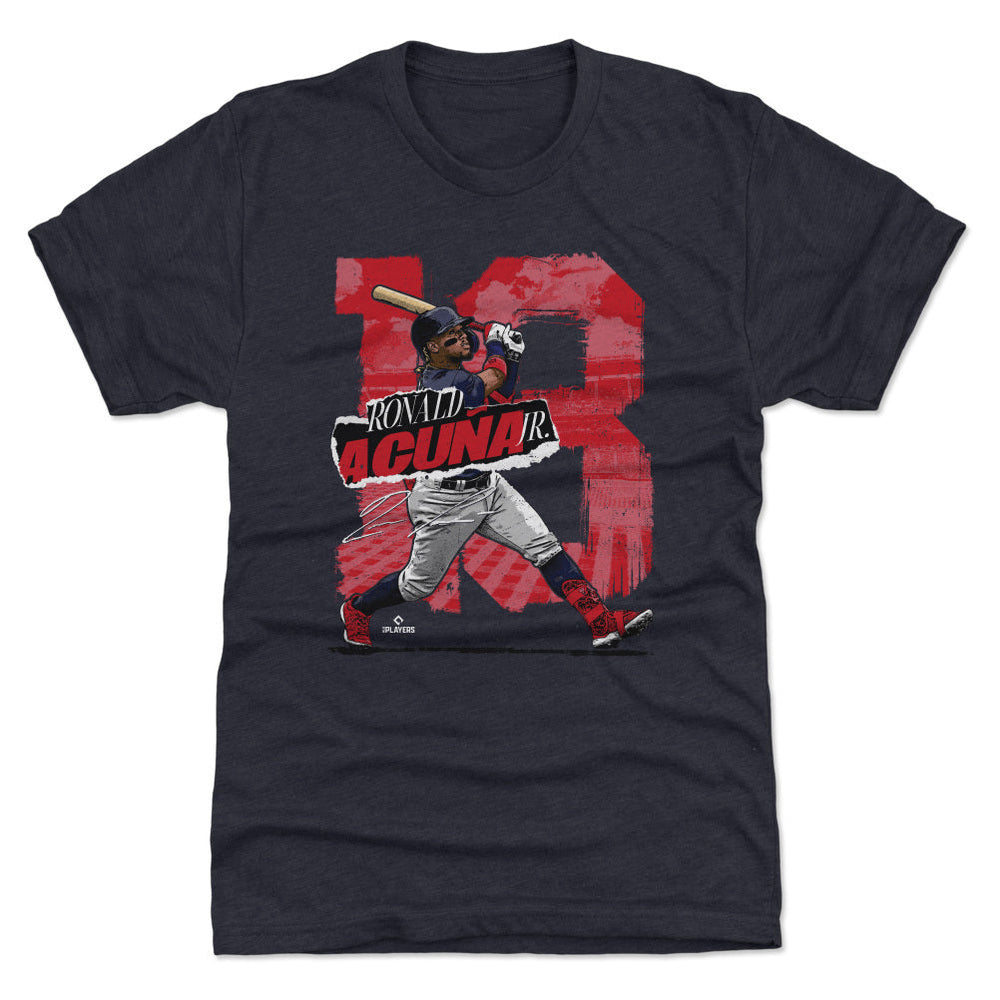 Ronald Acuna Jr. Atlanta Rough WHT